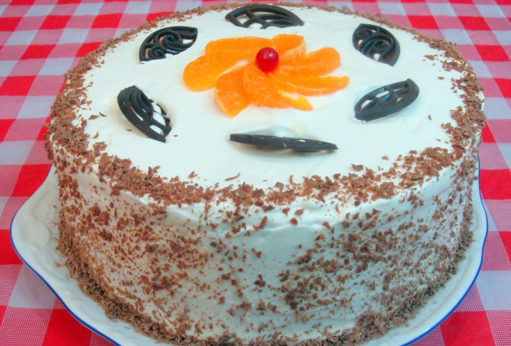 Апельсиновый торт в мультиварке: рецепт с фото